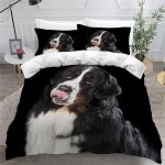 Housse de couette chien de montagne bernois x imprim�� d chien de compagnie parure de lit personnes hypoallerg ...