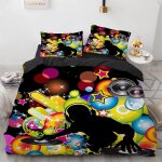 Housse de couette cm x cm musique housse de couette x enfant avec taies d'oreiller x cm moelleux polyester ...