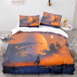 Housse de couette cm x cm peinture de cheval housse de couette personnes avec taies d'oreiller x cm doux ...