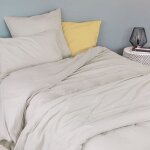 Housse de couette coton lav� oekotex