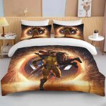 Housse de couette deadpool, parure de lit garcon , parure de lit super - h�ros, taie d'oreiller, cadeau ...
