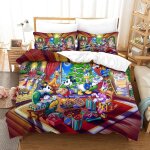 Housse de couette disney animation d motif imprim�� parure de lit en microfibre avec fermeture ��clai ...