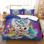 Housse de couette disney animation d motif imprim�� parure de lit en microfibre avec fermeture ��clai ...
