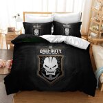 Housse de couette double taille call of duty game parure de lit parures de lit housses de couette r�versibles ...