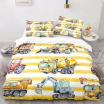 Housse de couette pour enfants, ensemble de housse de couette pour garcon s, ensemble de literie pour ...