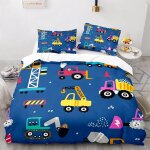 Housse de couette pour enfants, ensemble de housse de couette pour garcon s, ensemble de literie pour ...