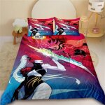 Housse de couette pour enfants spider - man, parure de lit avec housse de couette, taille queen et king, ...