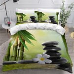 Housse de couette fermeture eclair x ultra doux housse de couette zen pierre zen bambou sets de housse ...