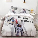 Housse de couette guerrier m�canique gundam enfants et adolescents cadeau d'anniversaire decoration de ...