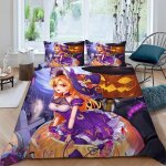 Housse de couette halloween x imprim�� d style japonais parure de lit personnes hypoallergique microfibre ...
