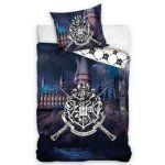 Housse de couette harry potter 100 % coton lit 1 place (taille taille unique, couleur bleu)