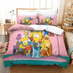 Housse de couette imprim�e the simpsons