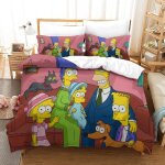 Housse de couette imprim�e the simpsons
