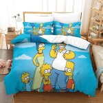 Housse de couette imprim�e the simpsons