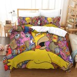 Housse de couette imprim�e the simpsons
