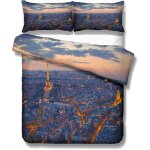 Housse de couette de luxe moderne ville mod��le new york hong kong sydney paris houston toronto sc��ne ...