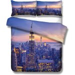 Housse de couette de luxe moderne ville mod��le new york hong kong sydney paris houston toronto sc��ne ...