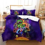 Housse de couette super mario imprim��e en d avec taies d'oreiller, parure de lit pour adolescents avec ...