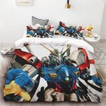 Housse de couette mobile suit gundam peripheral collection parure de lit cadeau une housse de couette ...