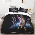 Housse de couette mobile suit gundam peripheral collection parure de lit cadeau une housse de couette ...