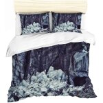 Housse de couette montagne parures de lit personne montagne peak naturel paysages montagne de neige prendre ...