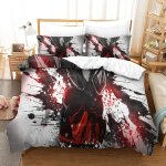 Housse de couette one - punch - man, parure de lit anime, impression num��rique d, microfibre, fermeture ...