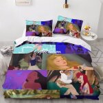 Housse de couette la petite sir�ne, dessin anime, princesse, parure de lit 3 pieces, housse de couette ...