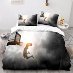 Housse de couette slam dunk de basket - ball personnes enfant xcm coton microfibre parure de lit avec ...