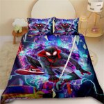 Housse de couette spider - man, parure de lit, housse de couette, queen size, king size, decoration de ...