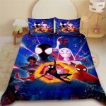 Housse de couette spider - man, parure de lit, housse de couette, queen size, king size, decoration de ...