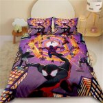 Housse de couette spider - man, parure de lit, housse de couette, queen size, king size, decoration de ...