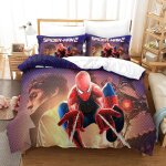 Housse de couette spiderman housse de couette imprim�e super hero