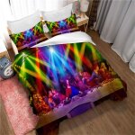 Housses de couette ste - x 2 personnes / 1 personne, parure de lit maison housse de couette + 2 taies ...