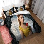 Housses de couette ste - x 2 personnes / 1 personne, parure de lit maison housse de couette + 2 taies ...