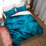 Housse de couette ste - x motif dauphin sautant - entretien facile, doux au toucher, respirant, avec ...