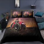 Housse de couette th��me du tracteur avec taie d'oreiller enfants ensemble de literie d dessins anim��s ...
