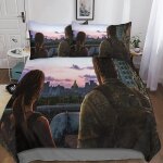 Housse de couette the last of us microfibre parure de lit housses de couettes series avec taies d'oreiller ...