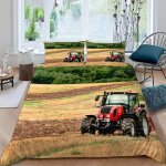 Housse de couette tracteur x imprim�� d machines agricoles modernes parure de lit personnes hypoallergique ...