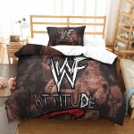 Housse de couette wwe impression d wwe parure de lit pi��ces en microfibre hypoallergique avec fermeture ...