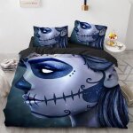 Housse de couette x ado garcon polyester coton parure de lit moelleux crane de beaut�� housse de couette ...