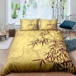 Housse de couette x bambou, d imprim��e microfibre parure de lit bambou housse de couettes personne avec ...