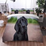 Housse de couette x chien, d imprim��e microfibre parure de lit chien housse de couettes personne avec ...