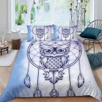 Housse de couette x cm attrape - r�ves color� plume parure de lit en l�ger et doux personnes avec fermeture ...