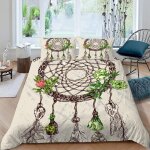 Housse de couette x cm attrape - r�ves color� plume parure de lit en l�ger et doux personnes avec fermeture ...