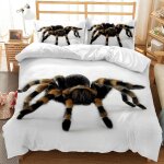 Housse de couette x cm enfant araign��e noire parure de lit personnes avec fermeture ��clair doux respirant ...