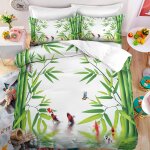 Housse de couette x fille doux confortable parure lit enfant microfibre housse de couette fermeture ��clair ...