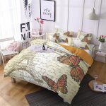 Housse de couette x fille polyester coton parure lit anti - allergique tour eiffel paris housse couette ...