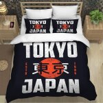 Housse de couette x japon tokyo, d imprim��e microfibre parure de lit japon tokyo housse de couettes ...