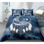 Housse de couette x montagne de neige attrape - r��ves loup parure de lit en polyester avec fermeture ...