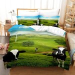 Housse de couette x vache laiti��re, d imprim��e microfibre parure de lit vache laiti��re housse de couettes ...
